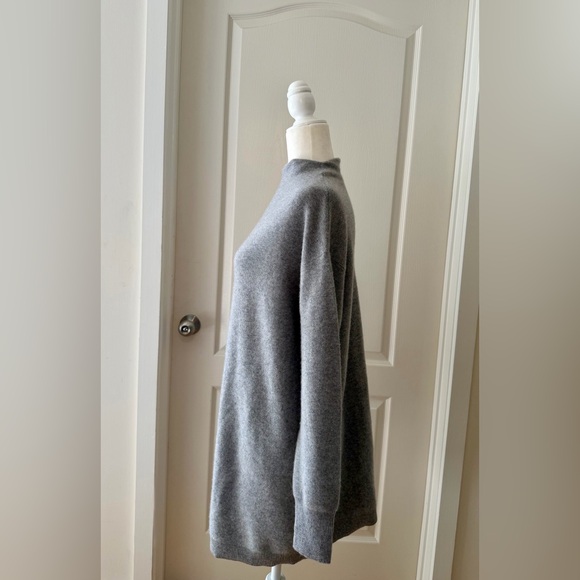 NEW WITH TAGS Nordstrom Cashmere Sweater Dress – Grey Heather – Size S - Picture 2 of 6